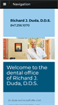 Mobile Screenshot of dudadental.com